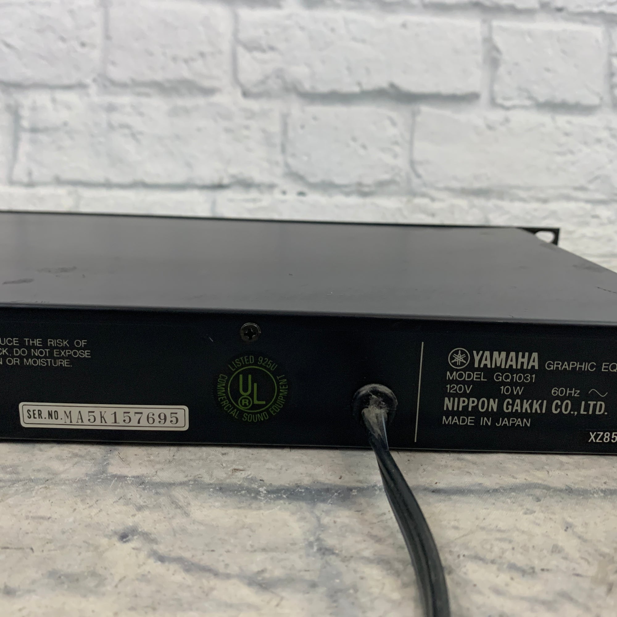 Yamaha GQ1031 Rackmount Graphic EQ - Evolution Music