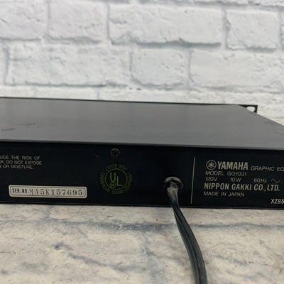 Yamaha GQ1031 Rackmount Graphic EQ