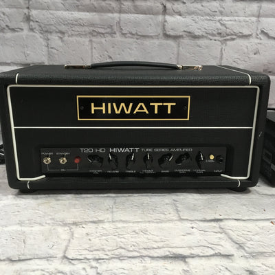 Hiwatt T20HD European Amp Head with Step Down Converter