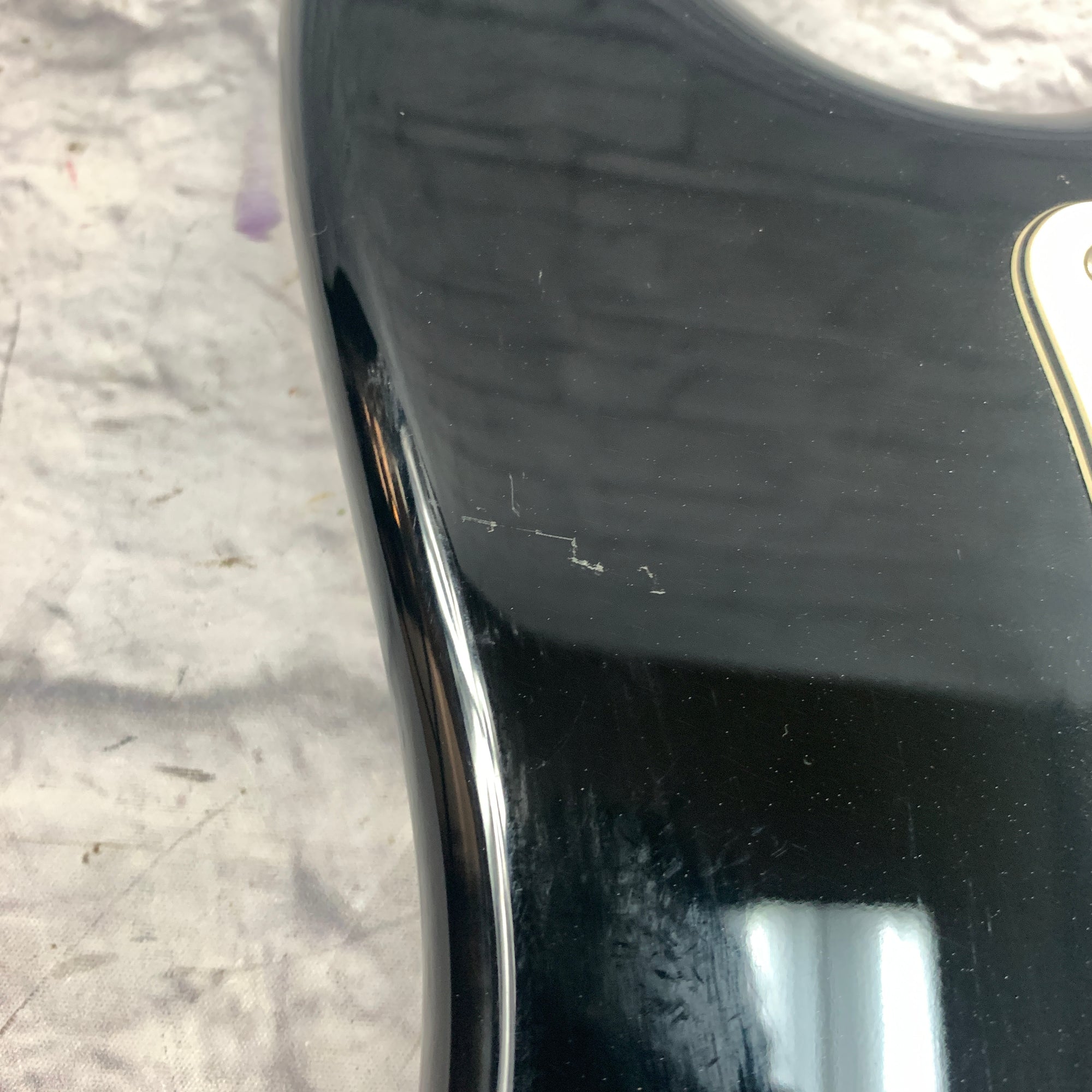 Starcaster Black Electric Guitar Body