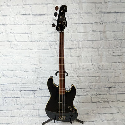 Fender Aerodyne J Bass 4 String Jazz Bass Guitar - Black MIJ