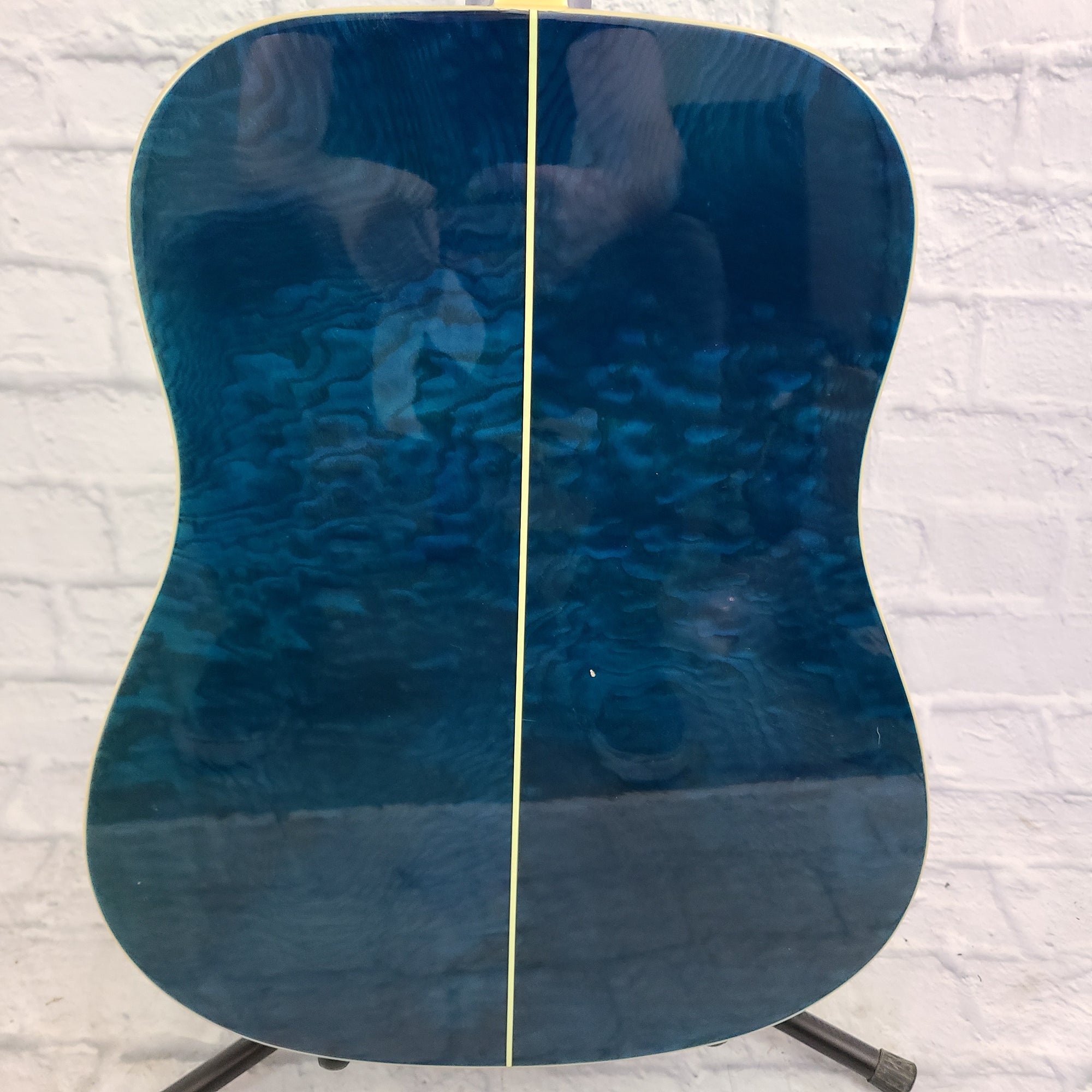 Dean AX DQA TSB Acoustic Guitar (Blue)