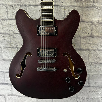 Grote Semi Hollow Burgundy