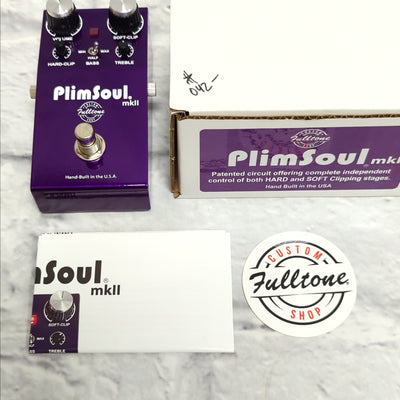 Fulltone PlimSoul MKII Overdrive Distortion Pedal - Custom Shop Purple