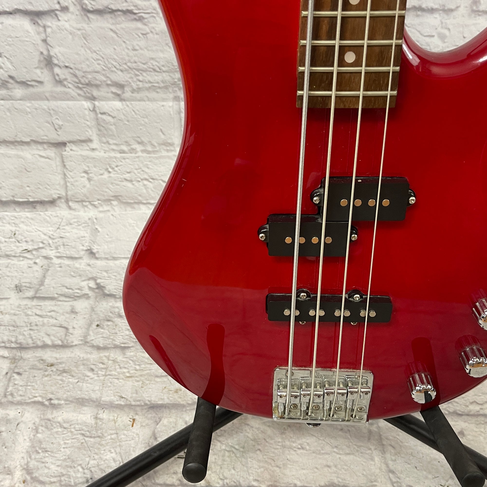 Ibanez Red Gio Bass  4 String Bass Guitar w/ Gig Bag