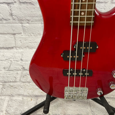 Ibanez Red Gio Bass  4 String Bass Guitar w/ Gig Bag