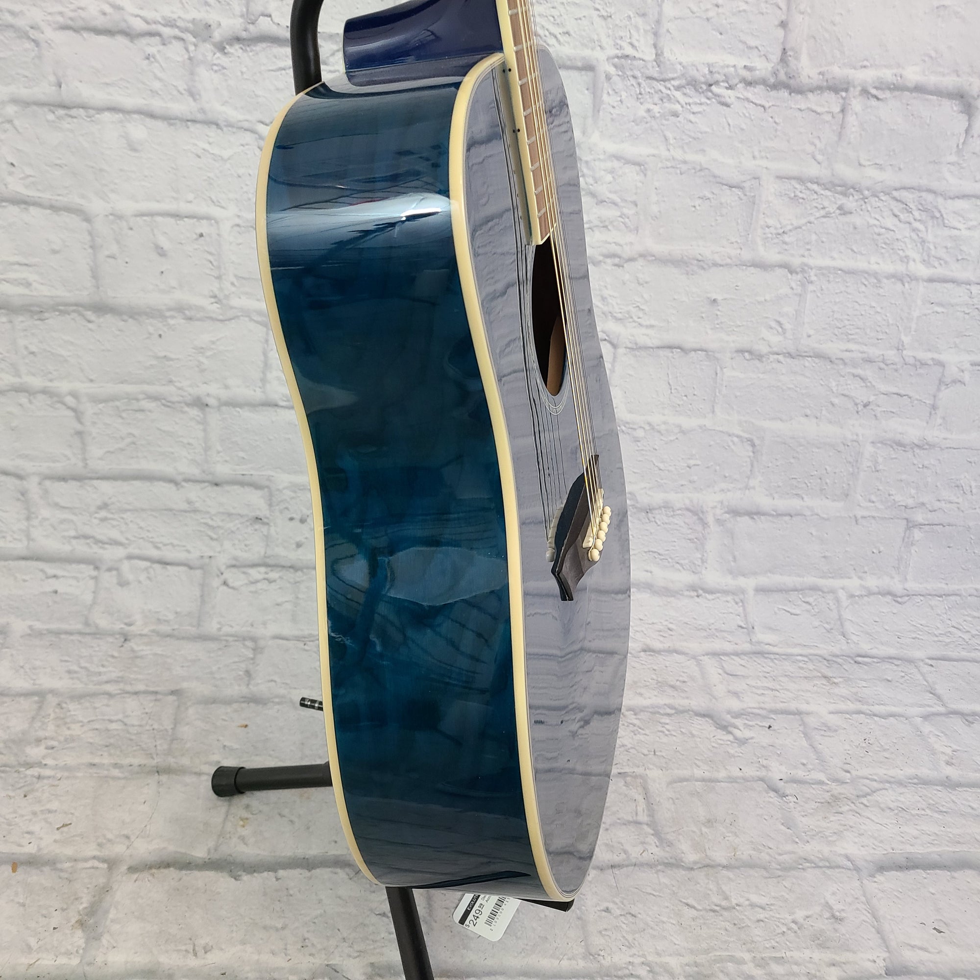 Dean AX DQA TSB Acoustic Guitar (Blue)