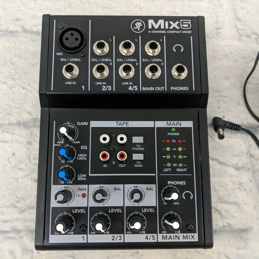 Mackie Mix5 5-input Compact Mixer