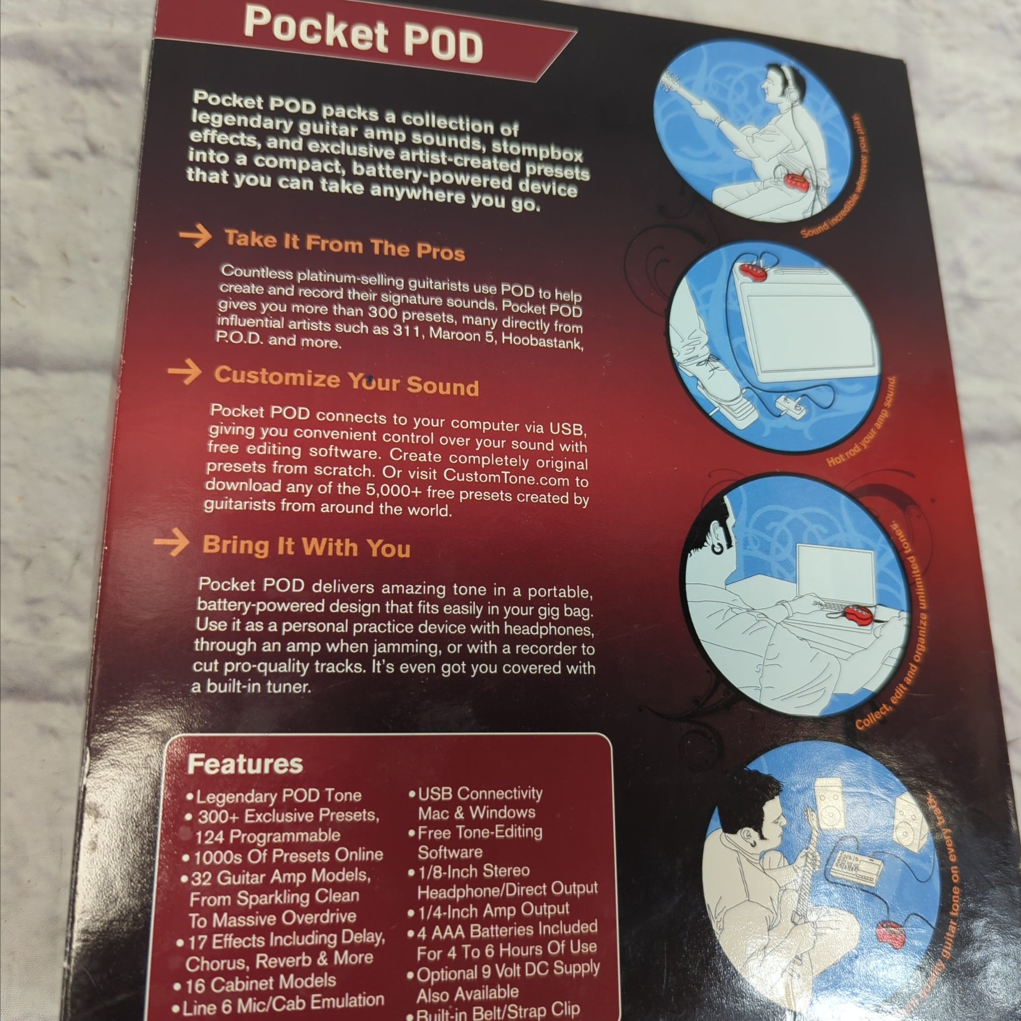 Line 6 Pocket Pod Multieffects Pedal