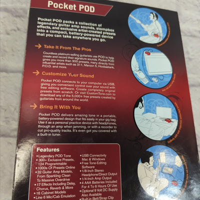 Line 6 Pocket Pod Multieffects Pedal