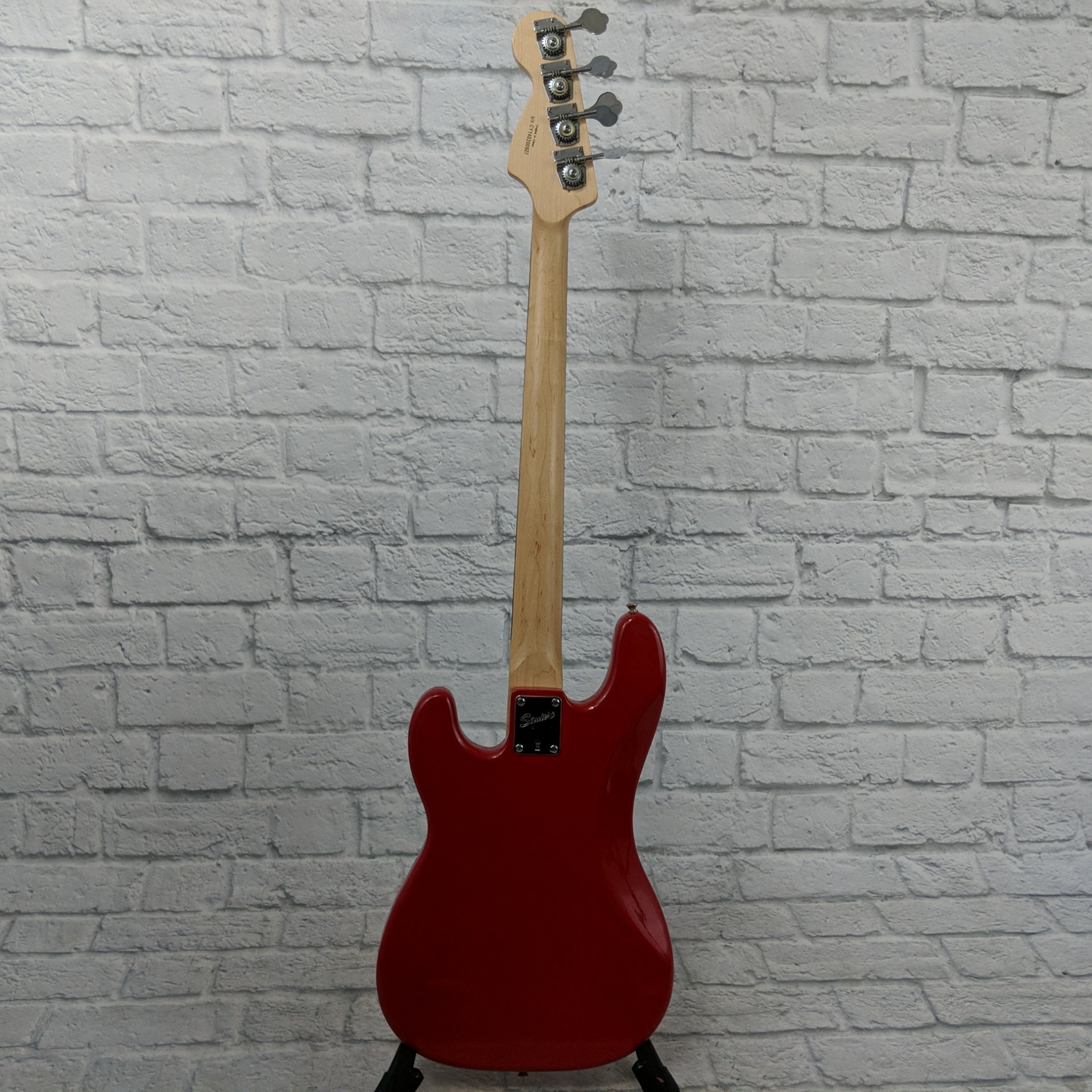 ** Squier 4 String Precision P Bass Partscaster Red