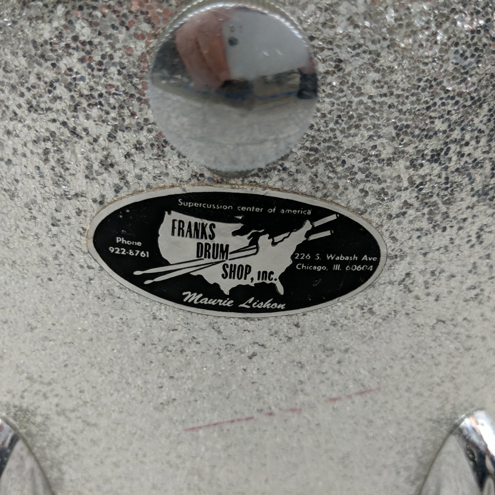Vintage 1970s Slingerland 10x14 Tom Shell in Silver Sparkle