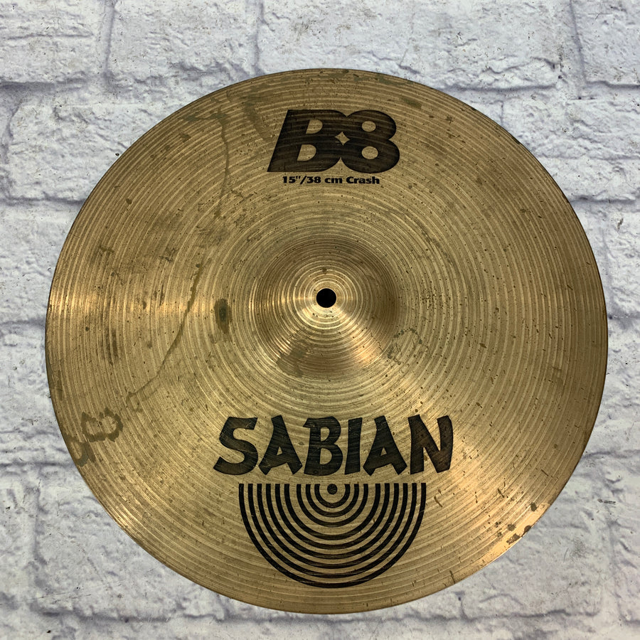Sabian 15in B8 Crash Cymbal