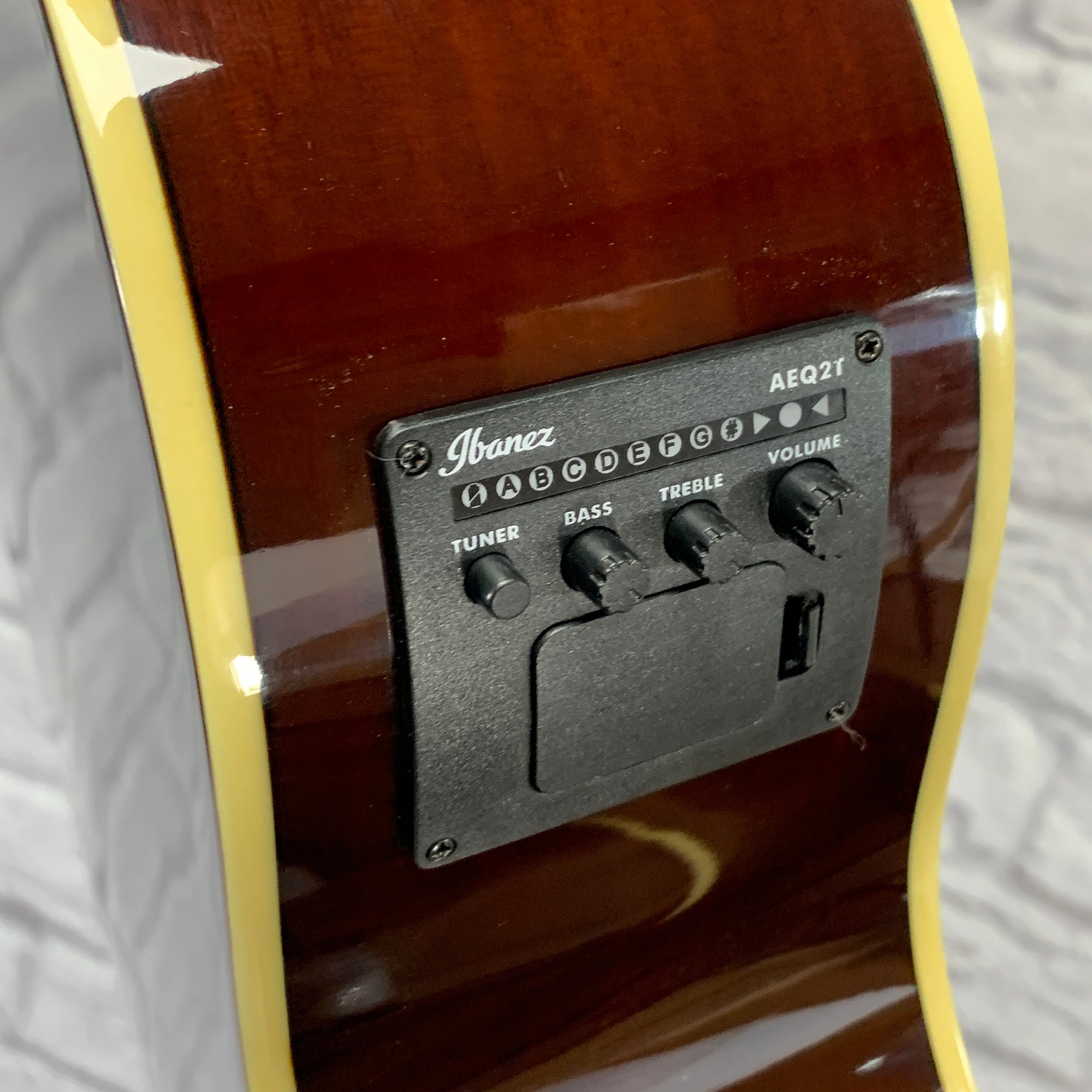 Ibanez PN12E VMS Parlor Acoustic/Electric Vintage Mahogany Sunburst
