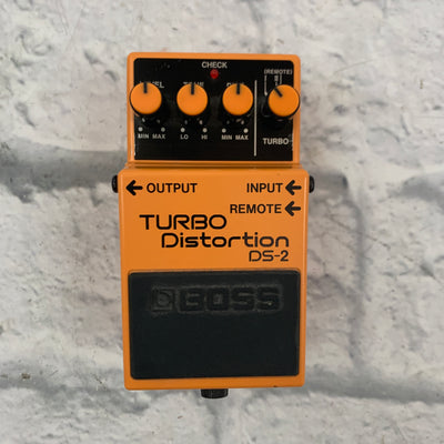 Boss DS-2 Turbo Distortion Pedal - Silver Label Taiwan