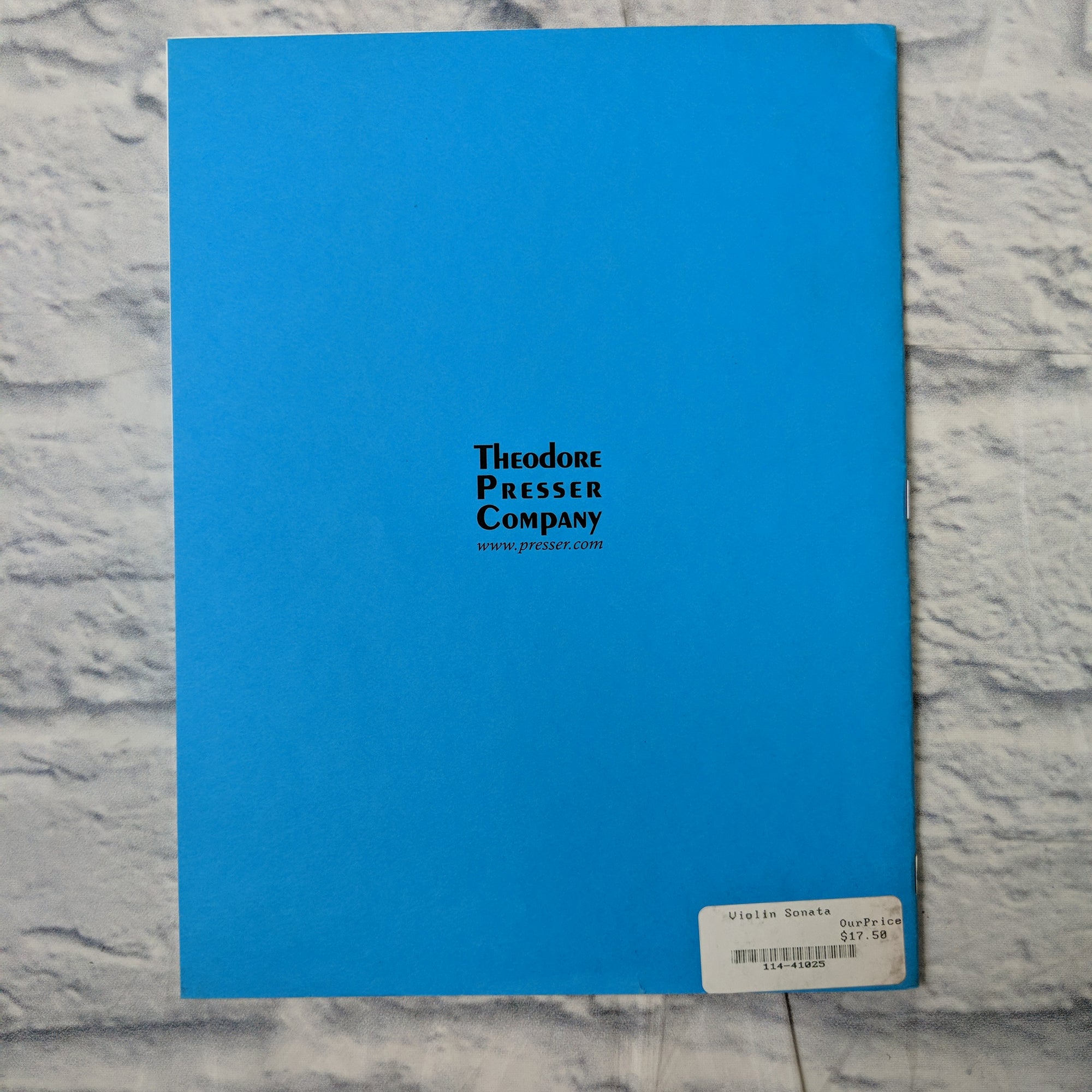 Richard Wernick Violin Sonata for violin and piano