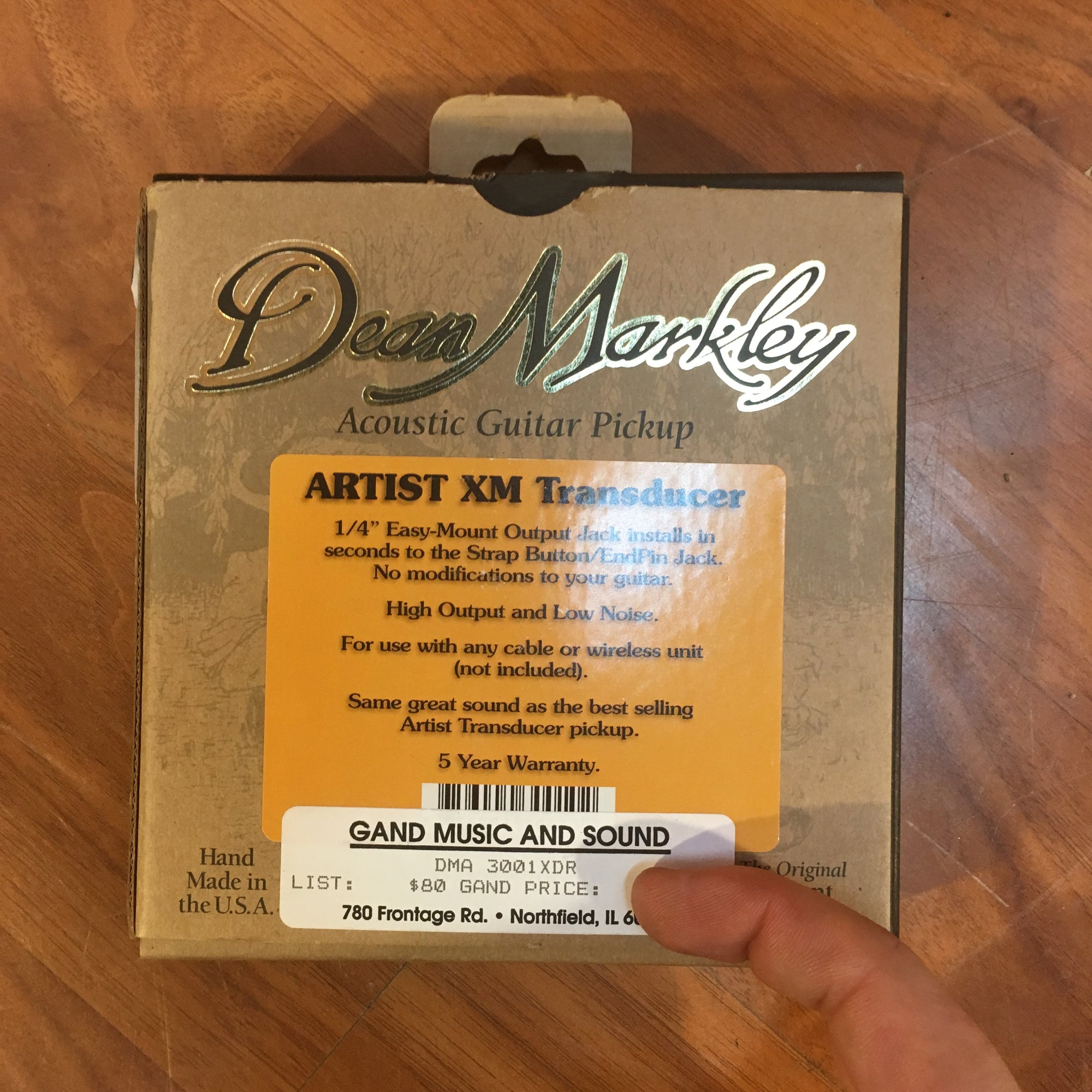 Dean Markley DMA3001XDR Acoustic PIckup