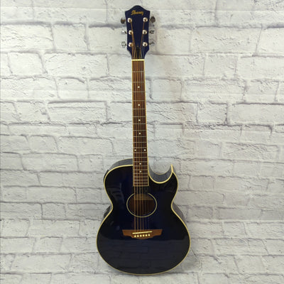 Ibanez JX70TBS Acoustic Electric Guitar - Trans Blue