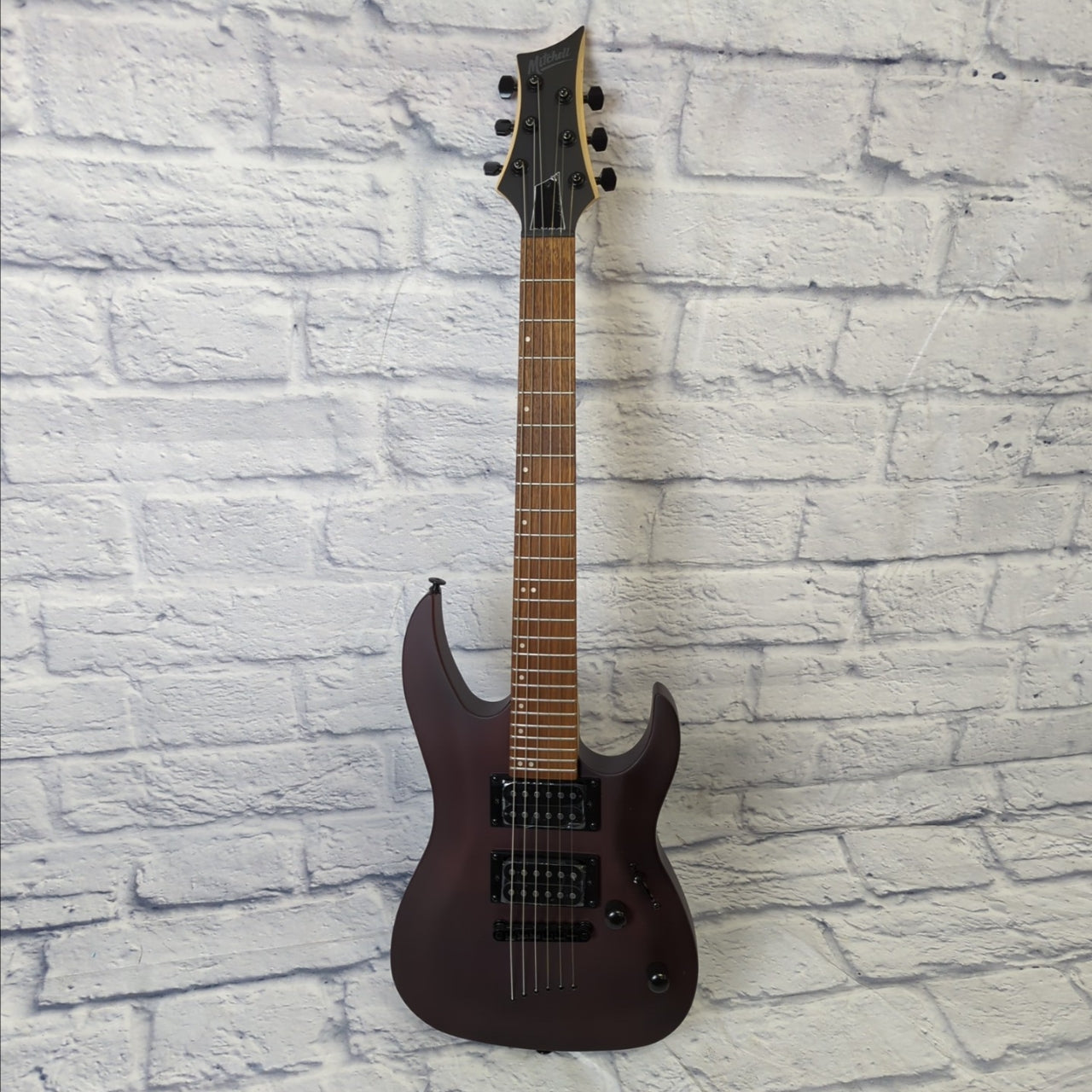 Mitchell Limited Blackout Edition 3/4 Carved Top Electric Guitar MM100WSBO
