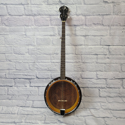 Luna Guitars Celtic 5-String Closed Back Banjo BGB CEL 5