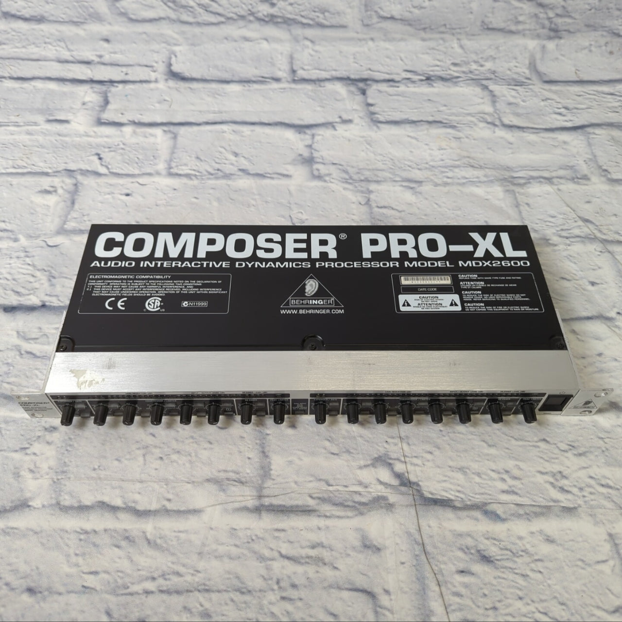 Behringer MDX2600 Composer Pro-XL Rack Compressor / Limiter