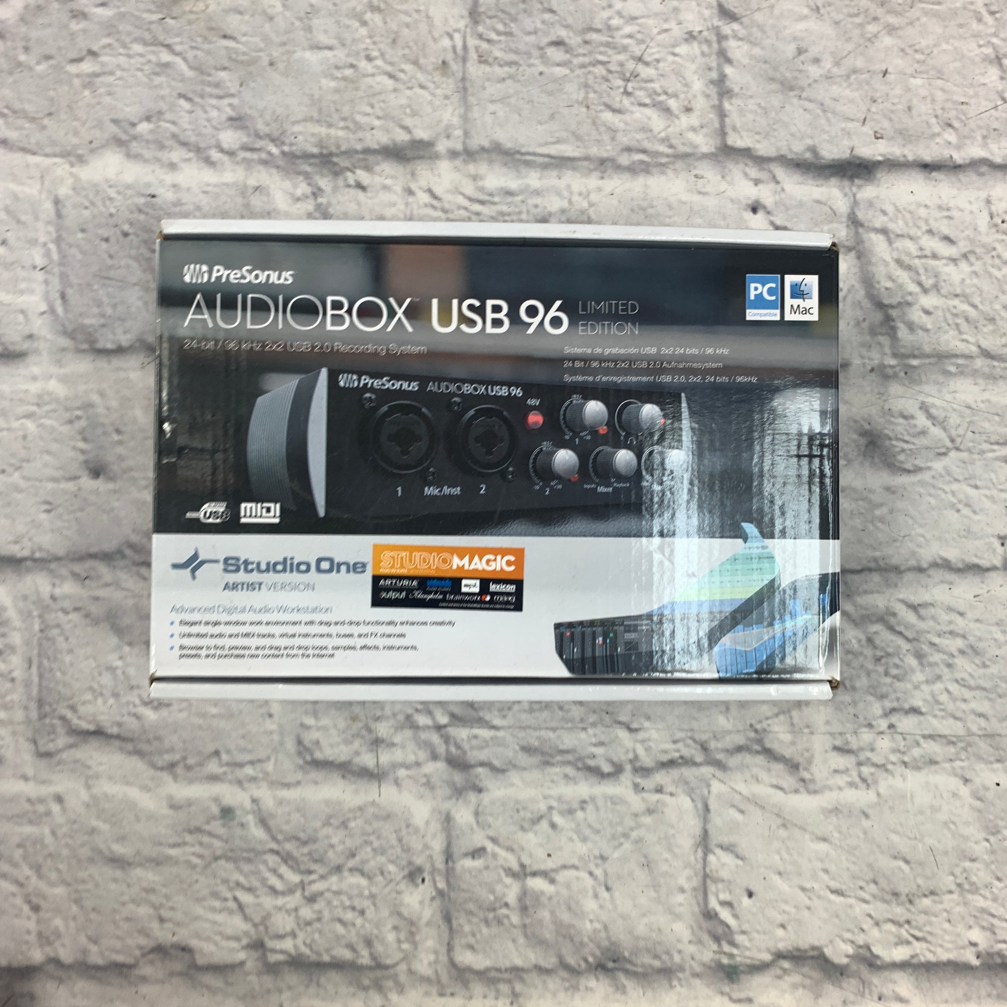 Presonus Audiobox USB 96 Black Interface