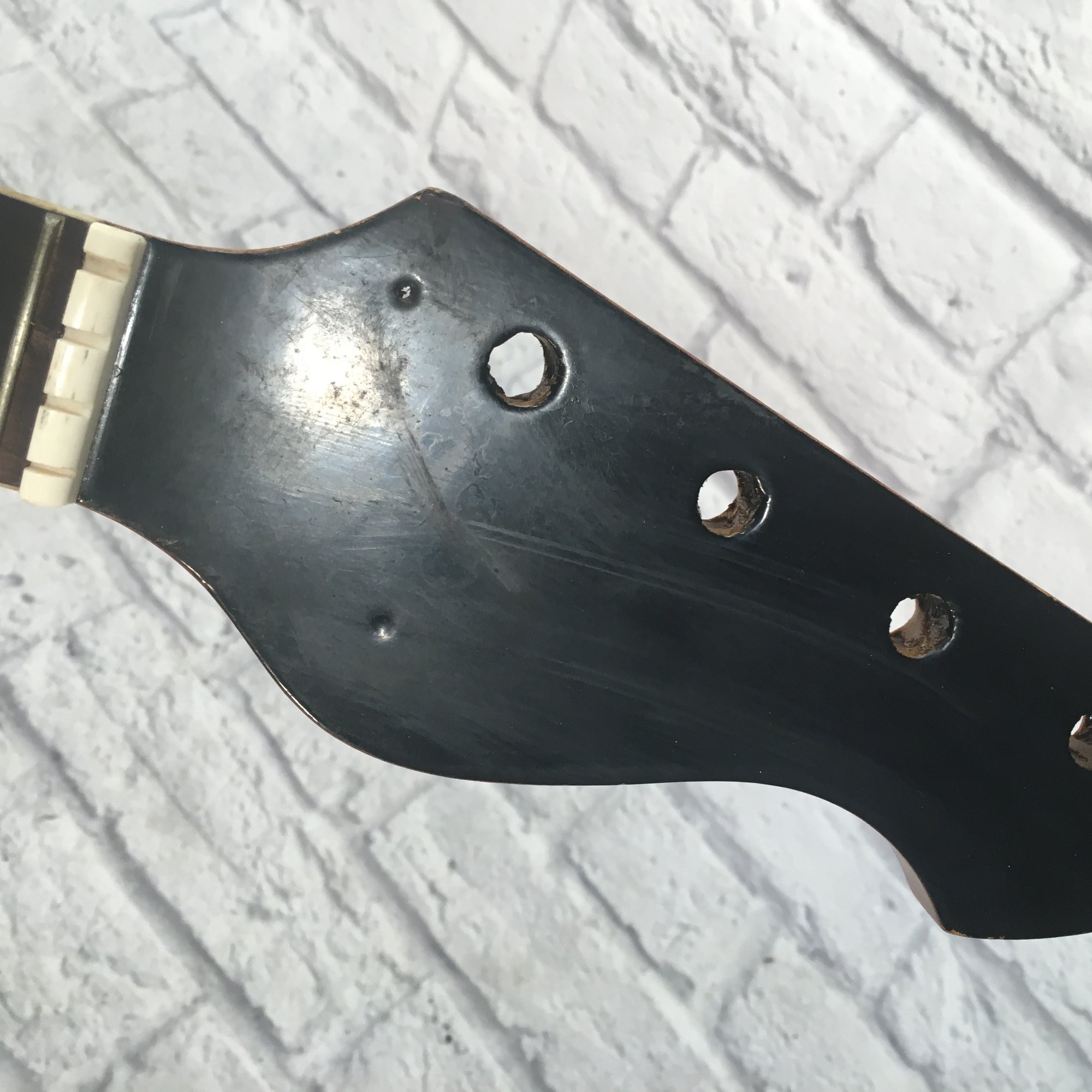 Vintage 1960s Short Scale Bass Guitar Neck (C) Rosewood Fretboard Made in Japan