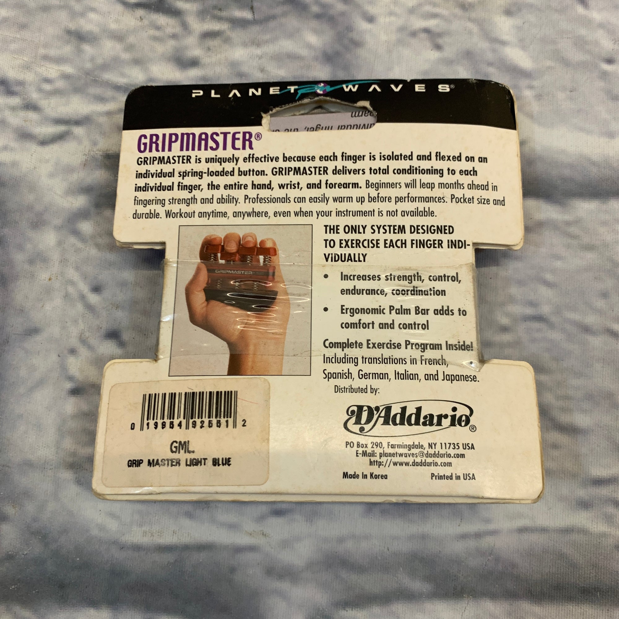 D'Addario Grip Master-Blue