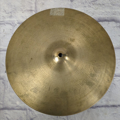 Zildjian Ghost Hollow Logo 14" Hi Hats Cymbals Vintage 1970s 850g Top 950g Bottom