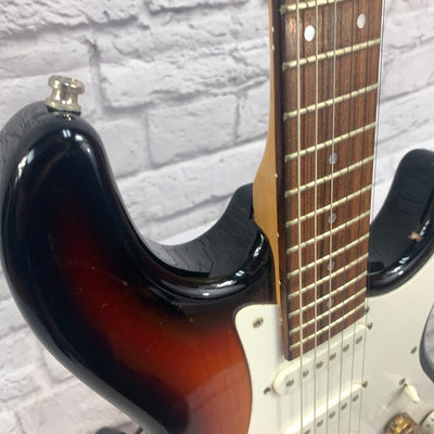 Fernandes Strat Style Electric Guitar Sunburst Finish