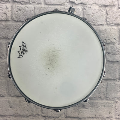 Vintage Ludwig Olive Badge Supraphonic Chrome Over Aluminum 14" Snare