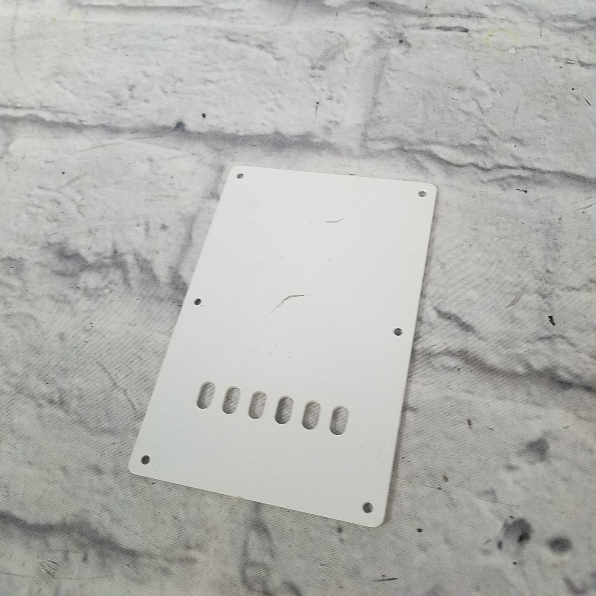 Electric Solid Body Guitar Back Plate White