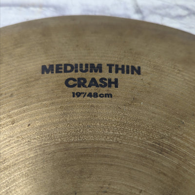 Zildjian Medium Thin Crash 17" CUT Crash Cymbal
