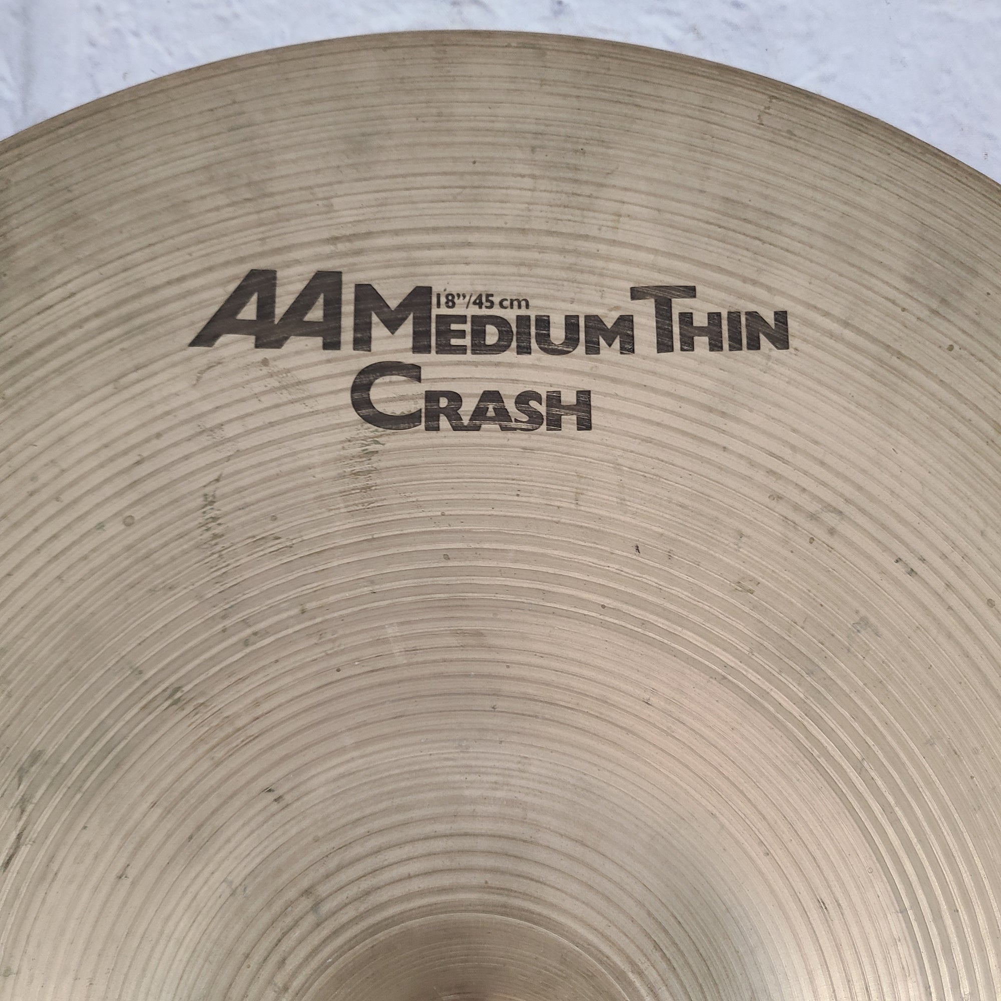 Sabian 18" AA Medium Thin Crash Cymbal