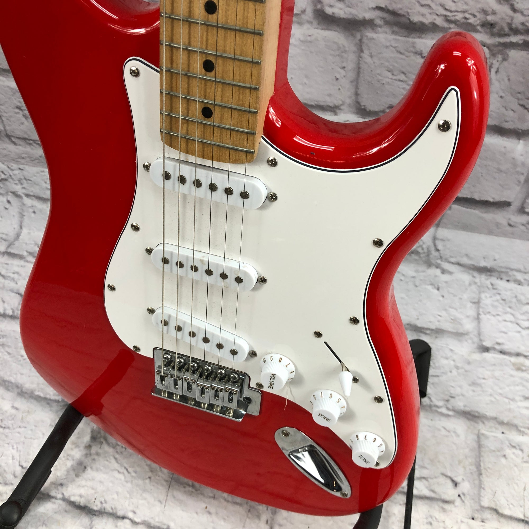 Austin Strat Style Electric Guitar Red