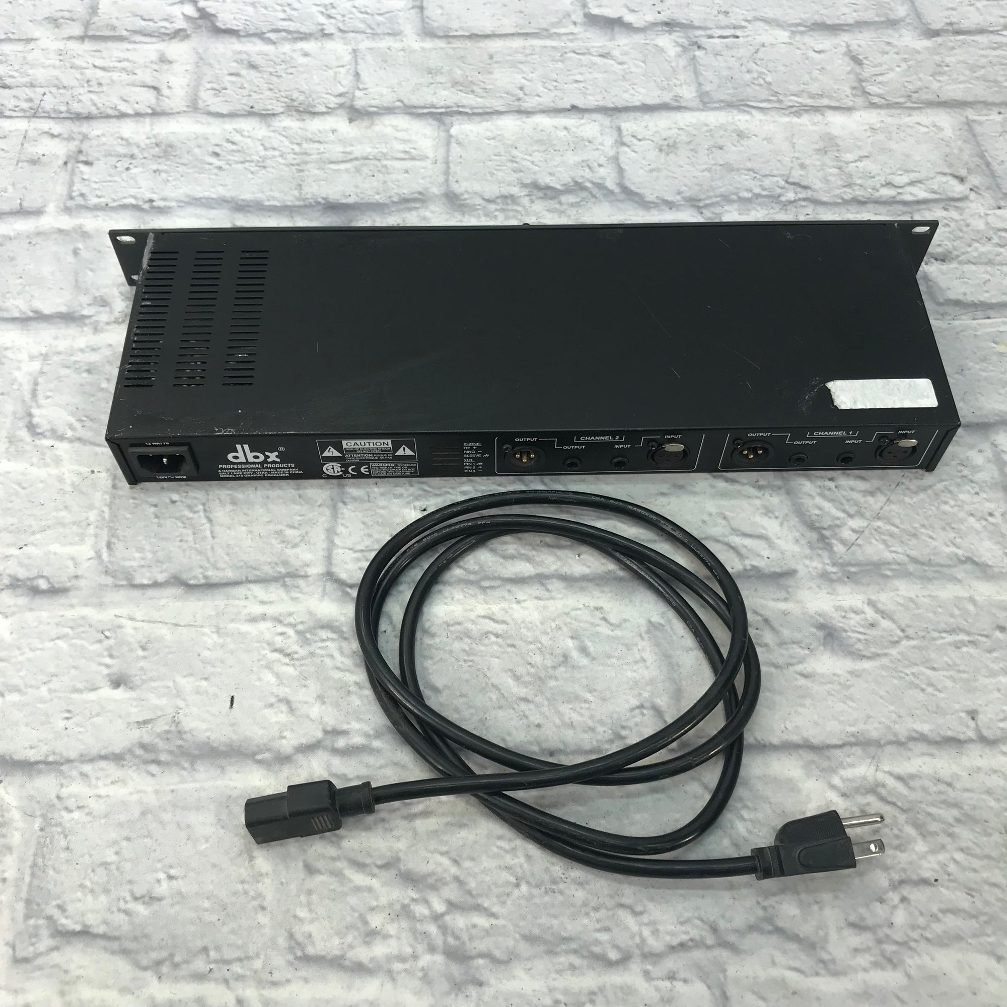 DBX 215 Dual 15-Band Graphic Equalizer