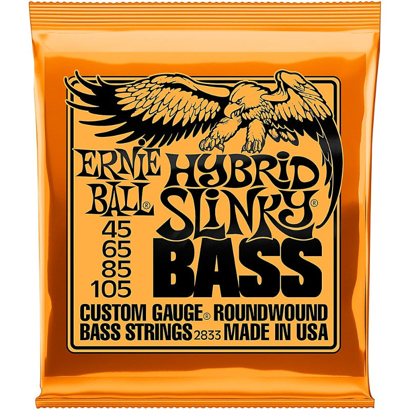Ernie Ball 2833 Hybrid Slinky Round Wound Bass Guitar Strings