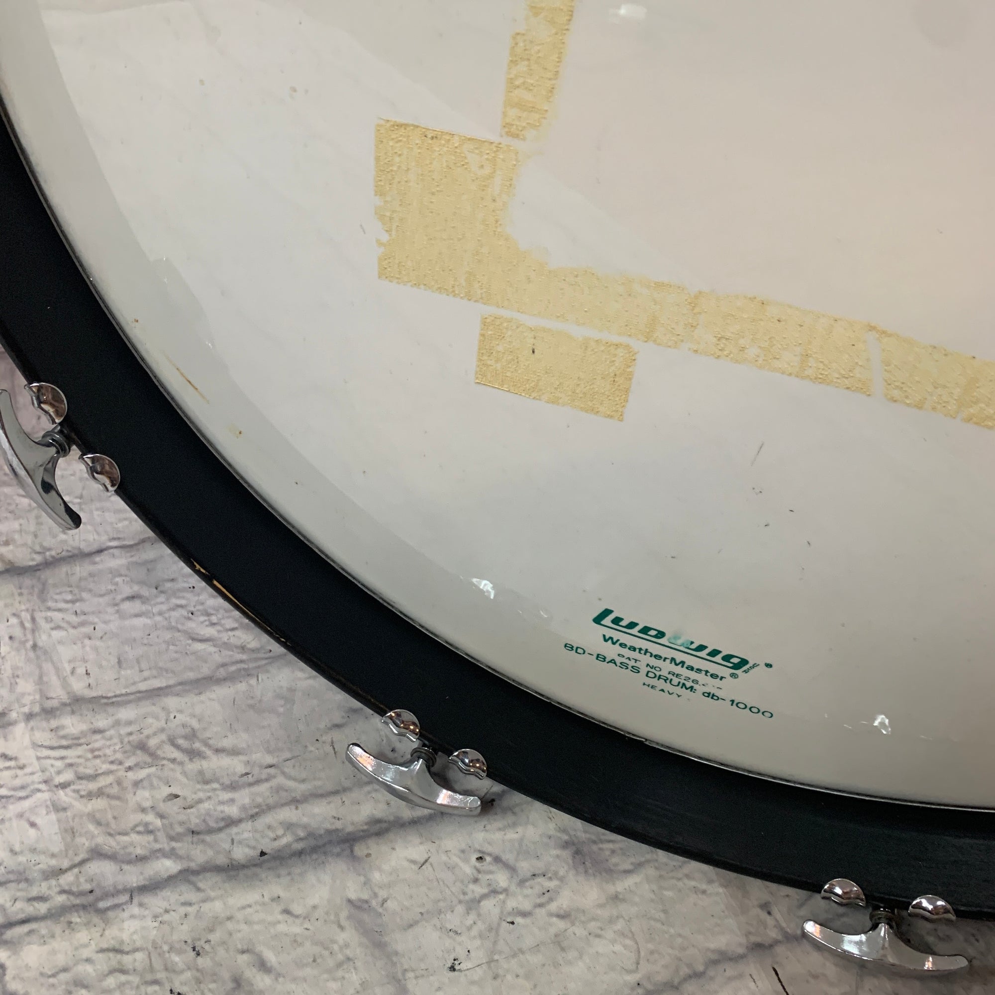 Vintage 1966 Ludwig Champagne Sparkle 3 Piece Drum Kit
