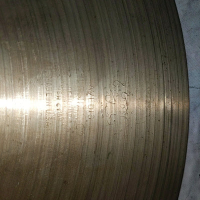 Vintage 1970s Zildjian Avedis Hollow Logo 14 Inch Hi Hats