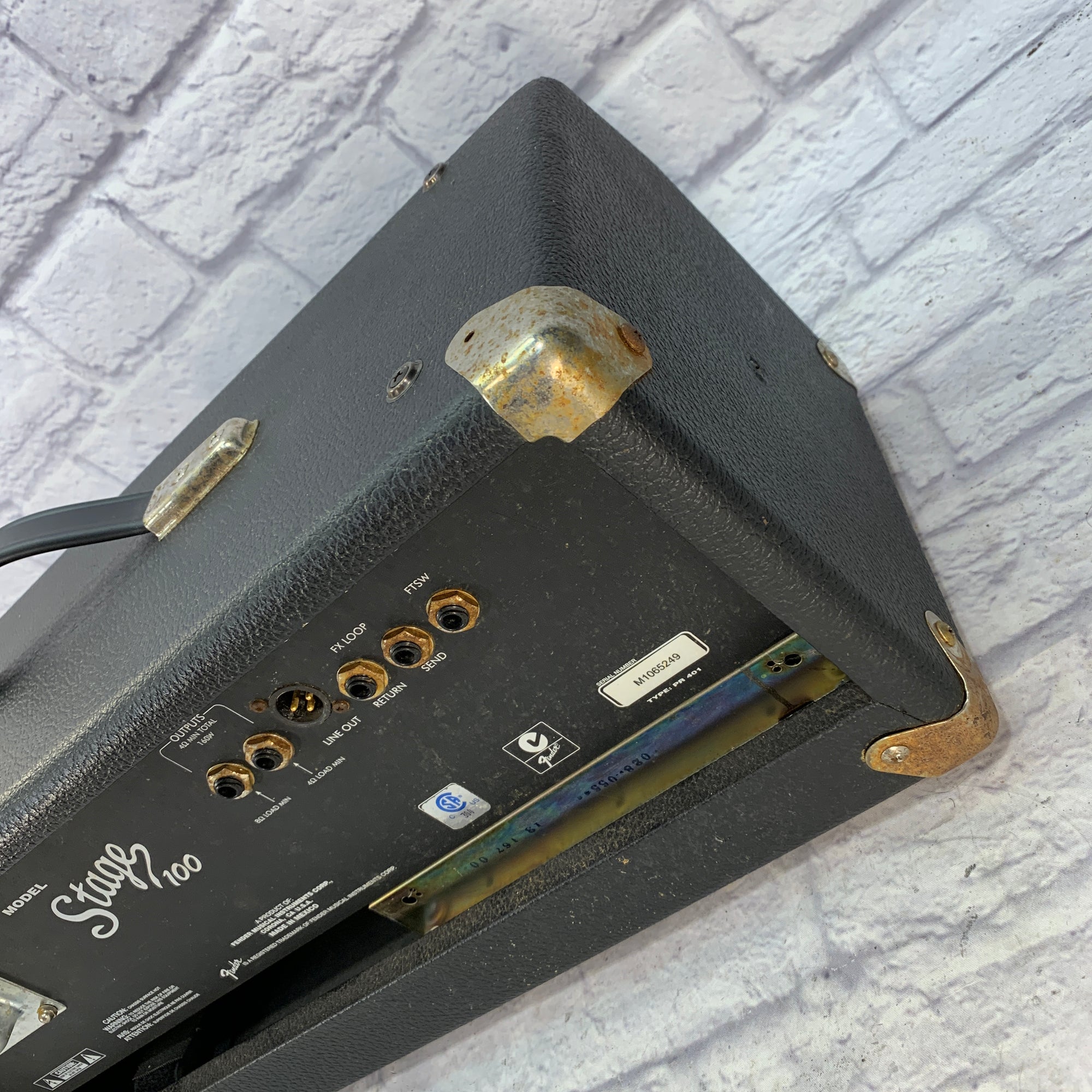 Fender Stage 100 160w Guitar Amplifier Head