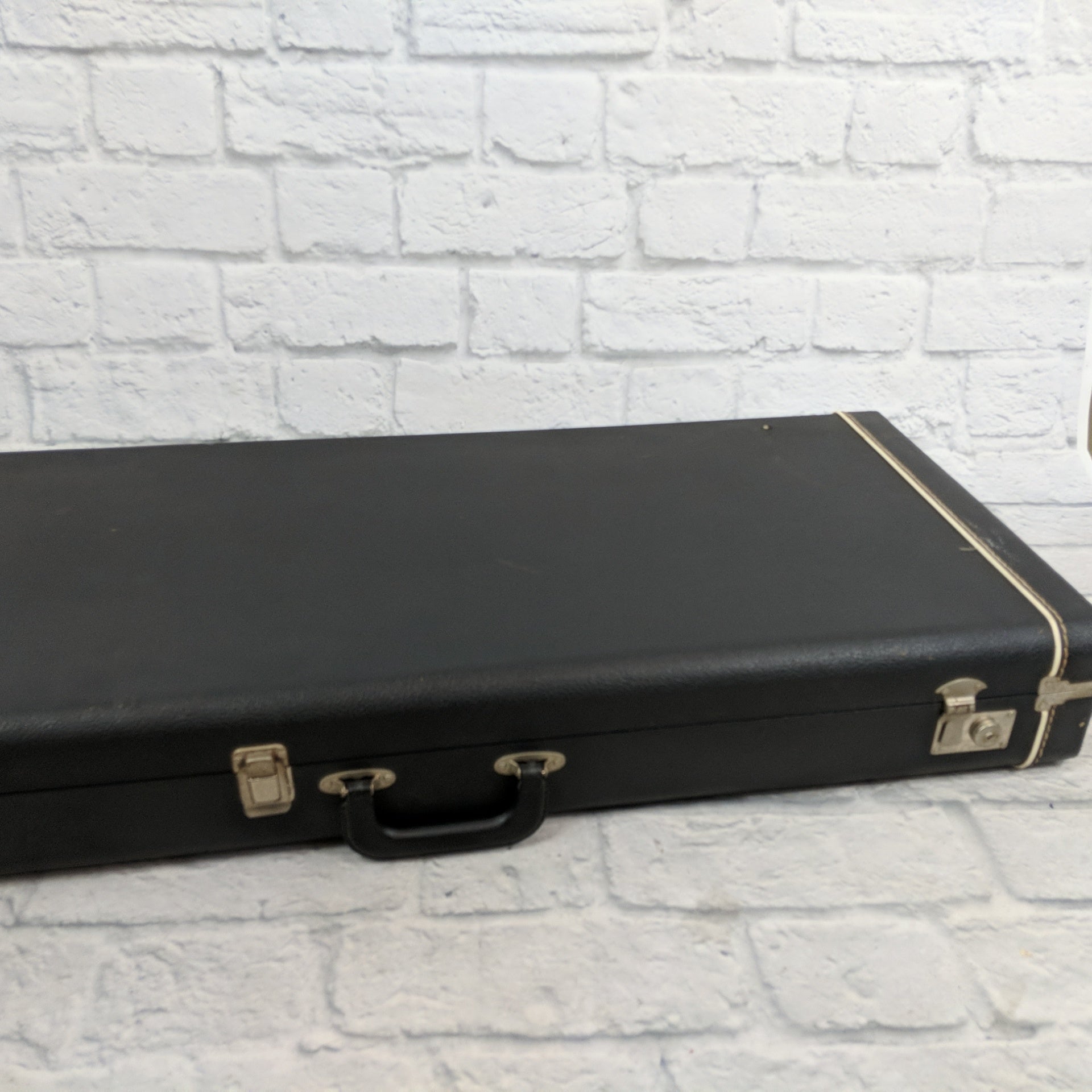 Vintage Electric Guitar Hard Case Blue Interior