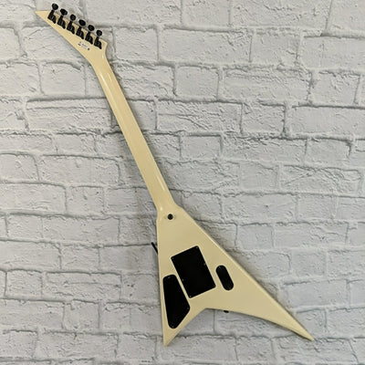 Jackson RRXMG X Series Rhoads - Snow White with Black Pinstripe