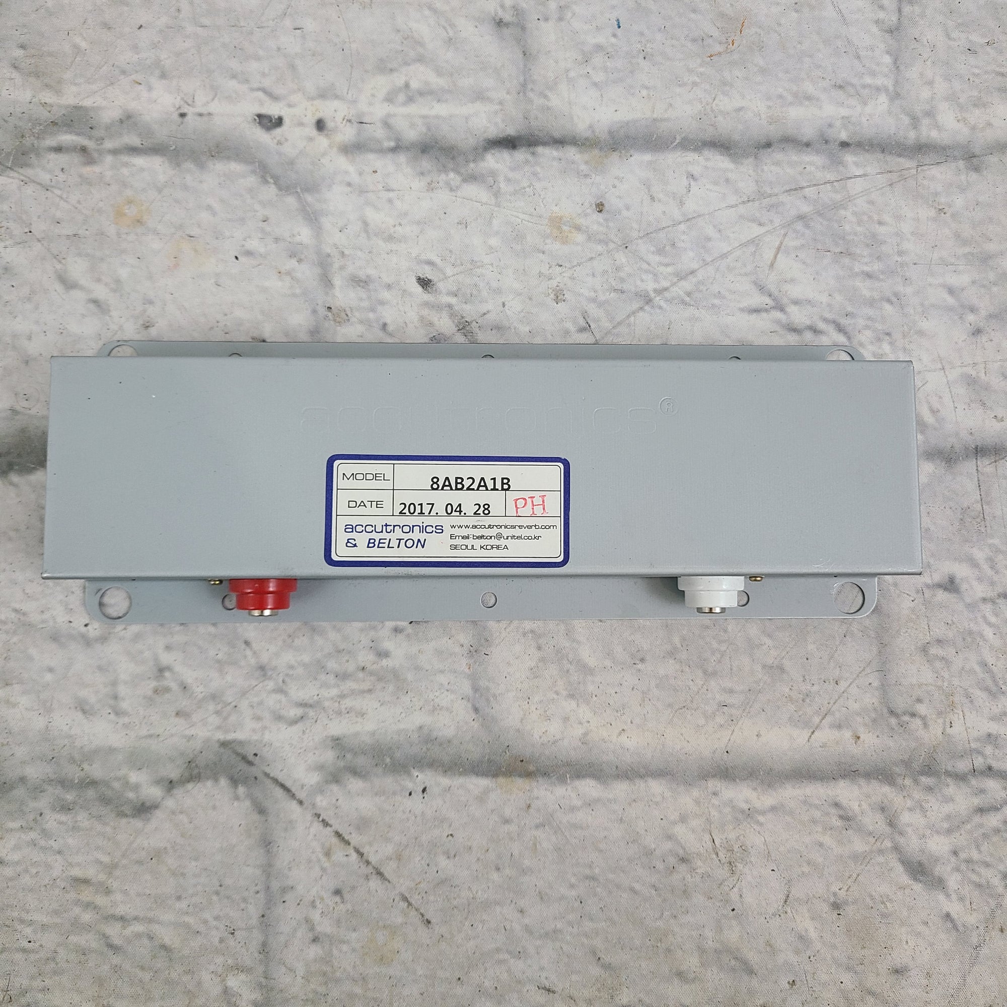 Accutronics Spring reverb Tank Model Number 8AB2A1B