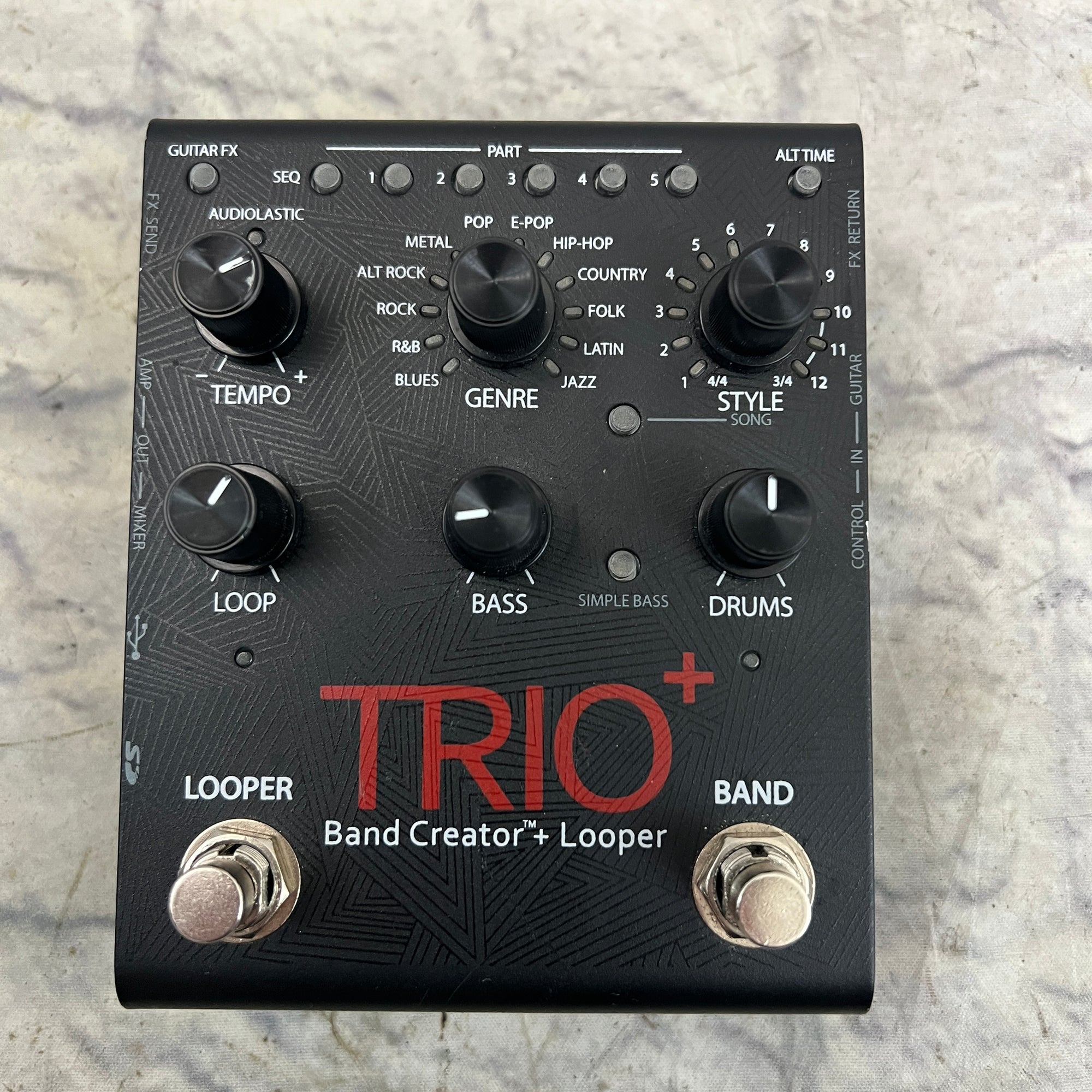 Digitech Trio+ with FS3X Loop Pedal