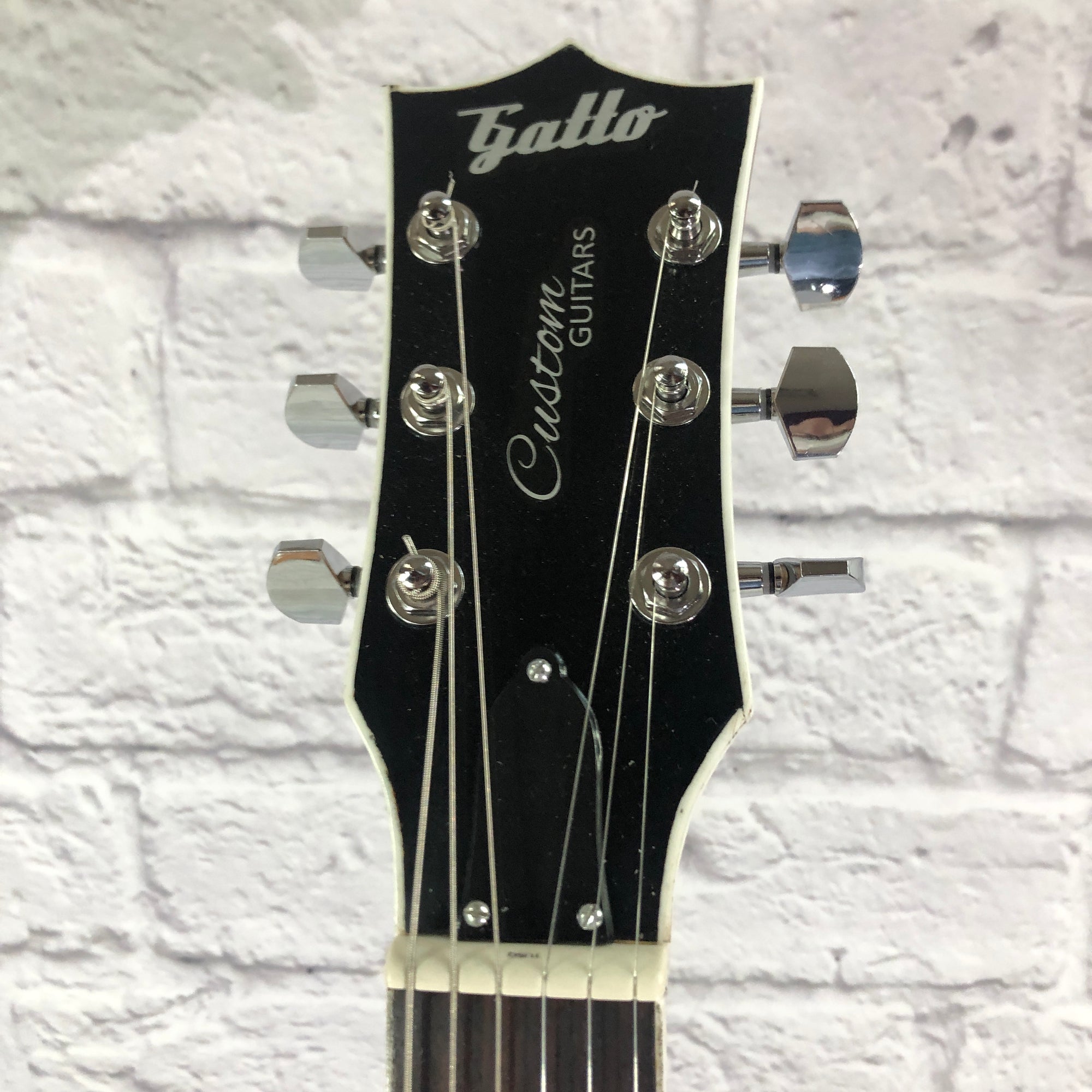 *Gatto 339 Style Semi-Hollowbody Transparent Blue Electric Guitar*