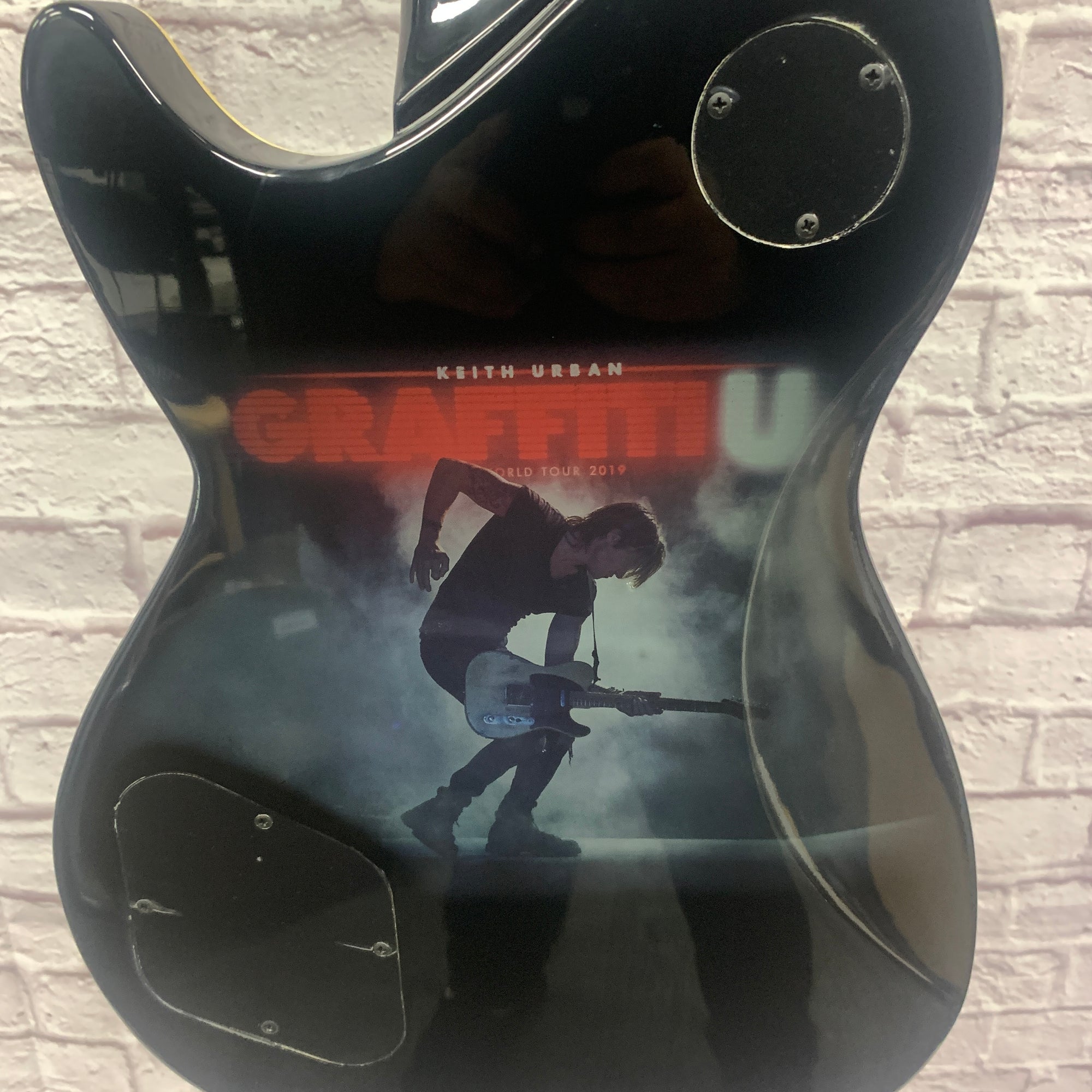 Keith Urban Graffiti U 2019 Electric Guitar Signed