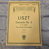 Schirmer's Library Liszt: Concerto No. 2 in A Major - Two Pianos, Four Hands