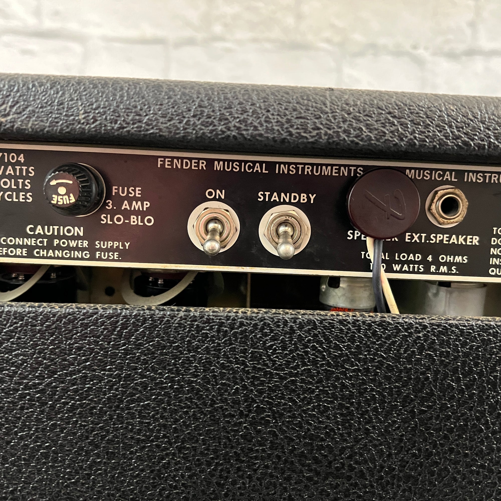 1970's Vintage Fender Quad Reverb 4x12 Guitar Combo Amp