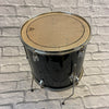 Unknown 4-Piece Black Gloss Drum Kit