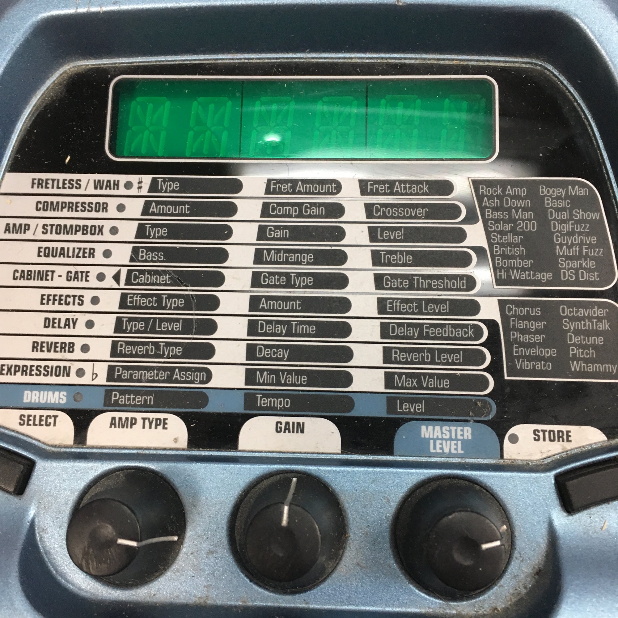 Digitech BP200 Bass Multi-Effects Pedal